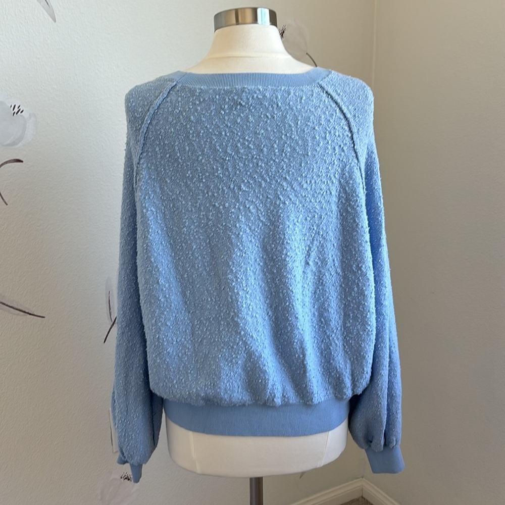 Free People Found My Friend oversized Boucle sweater - Picture 3 of 6